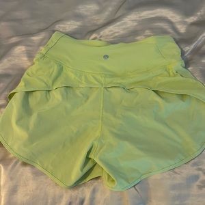 Lululemon high rise shorts size 4